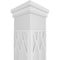 Ekena Millwork Craftsman Classic Square Non-Tapered Riviera Fretwork Column w/ Prairie Capital & Prairie Base CC0810ENRIVPRPR - alternate 2